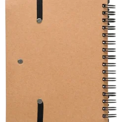 Zestaw do notatek, notatnik, długopis, linijka, karteczki samoprzylepne / Czarny V2991-03