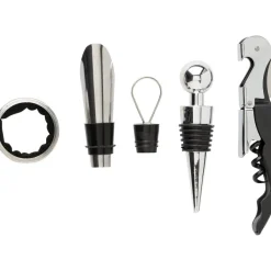 Zestaw do wina, 4 el. / Brązowy V1680-16