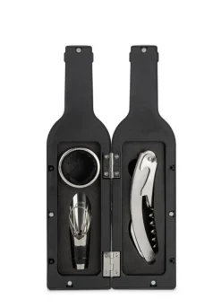 Zestaw do wina SOMMELIER / Czarny 16303-02