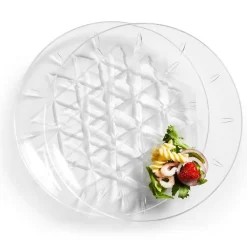 Zestaw 2 dużych talerzy piknikowych Sagaform Akryl Ø26cm / Transparentny LT52126-N0004