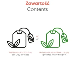 Zestaw herbat w pudełku 20 sztuk / Wielokolorowy S0147