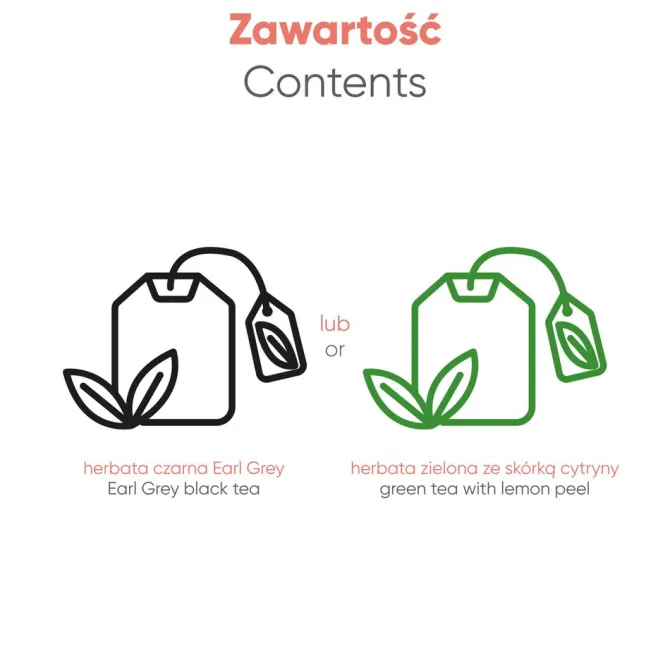Zestaw herbat w pudełku 20 sztuk / Wielokolorowy S0147