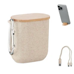Zestaw kabli w etui / Bezowy MO2921-13