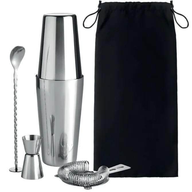 Zestaw koktajlowy 750 ml / Srebrny błyszczący MO6224-17