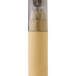 Zestaw kredek, temperówka / Czarny V6111-03
