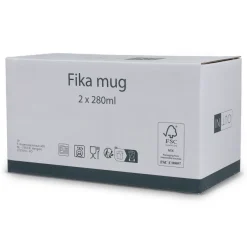 Zestaw kubków ceramicznych InSideOut Fika 280m / Szary LT57010-N0061