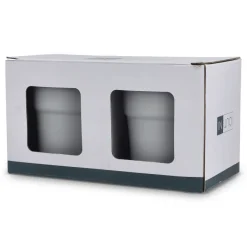 Zestaw kubków ceramicznych InSideOut Fika 280m / Szary LT57010-N0061