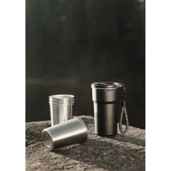 Zestaw kubków podróżnych 250 ml VINGA Parks, 4 el. / Black VG675-03