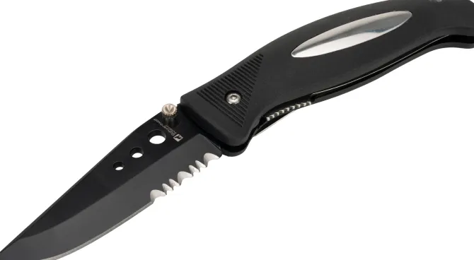 Zestaw lornetka, bandana, nóż CROSSET Schwarzwolf / Czarny F4800300SA303