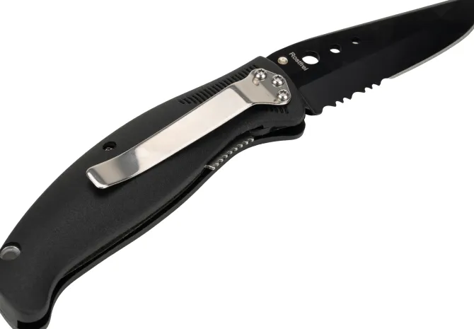 Zestaw lornetka, bandana, nóż CROSSET Schwarzwolf / Czarny F4800300SA303