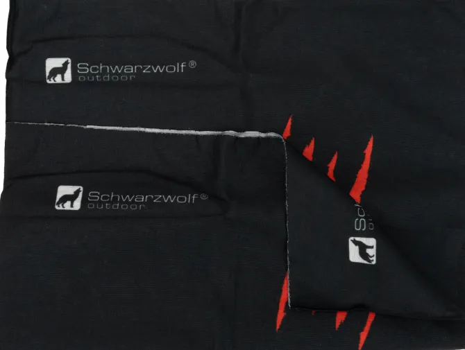 Zestaw lornetka, bandana, nóż CROSSET Schwarzwolf / Czarny F4800300SA303