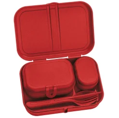 Zestaw Lunchboxów + sztućce Pascal org. Red Koziol / Czerwony KZL3168676