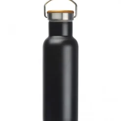 Zestaw lunch box ze sztućcami i butelka termiczna 500 ml STEPHAN / Czarny 6246403
