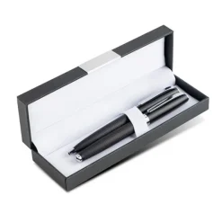 Zestaw metalowe pióro kulkowe oraz długopis / Kingdom / Czarny IP33038311