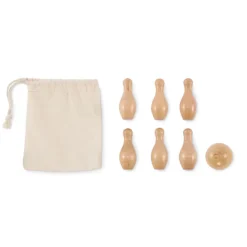 Zestaw mini kręgli z drewna sosnow / Drewna MO2434-40