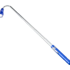 Zestaw narzędzi, śrubokręt, 8 końcówek, teleskopowa latarka 3 LED / Niebieski V8763-11