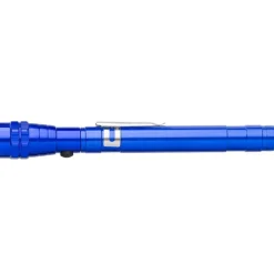 Zestaw narzędzi, śrubokręt, 8 końcówek, teleskopowa latarka 3 LED / Niebieski V8763-11