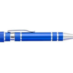 Zestaw narzędzi, śrubokręt, 8 końcówek, teleskopowa latarka 3 LED / Niebieski V8763-11