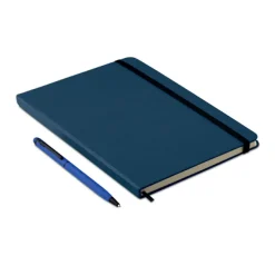 Zestaw notes z długopisem / Granatowy MO9348-04