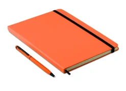Zestaw notes z długopisem / Pomarańczowy MO9348-10