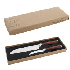 Zestaw noży kuchennych Vanilla Season / Brązowy H3200800AJ3