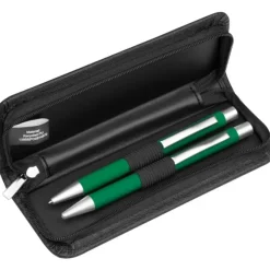 Zestaw piśmienny długopis i ołówek automatyczny soft touch UPPSALA / Ciemnoszary 441077