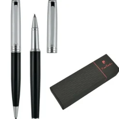 Zestaw piśmienny długopis i pióro kulkowe DIDIER Pierre Cardin / Czarny B0400500IP303