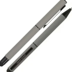 Zestaw piśmienny długopis i pióro kulkowe touch pen soft touch CELEBRATION Pierre Cardin / Szary B0401008IP307