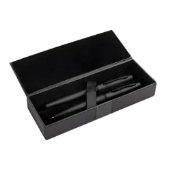 Zestaw piśmienny - metalowy długopis i pióro kulkowe / Mety / Royal blue IP33037864