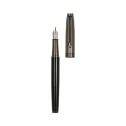 Zestaw piśmienny pióro kulkowe i pióro wieczne ODETTE Pierre Cardin / Czarny B0409700IP303