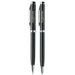 Zestaw piśmienny Swiss Peak Luzern, długopis i ołówek / Czarny P610.490
