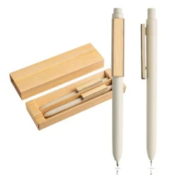 Zestaw piśmienny z włókna bambusowego / Bamfiber Set / Natural IP33037980