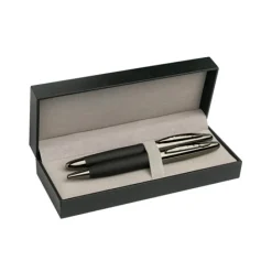 Zestaw: pióro kulkowe i długopis / Meruset / Ciemnoszary IP33037796