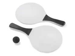 Zestaw rakietek plażowych TINES / Czarny 20507-02