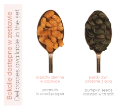 Zestaw słodyczy reklamowych Seeds&Nuts duo / Wielokolorwy S0568