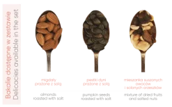 Zestaw słodyczy reklamowych Seeds&Nuts trio / Wielokolorwy S0570