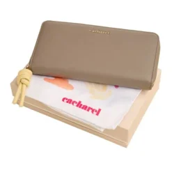 Zestaw upominkowy Cacharel apaszka i portfel CEL536N + CFL536N / Beżowy CPLL536