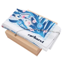 Zestaw upominkowy Cacharel apaszka i bransoletka - CFL437F + CJB437C / Niebieski CPBL437