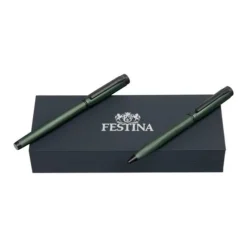 Zestaw upominkowy Festina długopis i pióro kulkowe FSR5414T + FSR5415T / Ciemnozielony FPBR541T