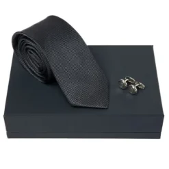 Zestaw upominkowy Festina krawat i spinki do mankietów - FFC424H + FJM481B / Szary FPCM424H