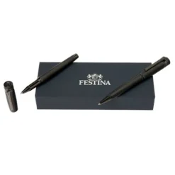 Zestaw upominkowy Festina pióro kulkowe i długopis - FSH4704D + FSH4705D / Czarny FPBR470A