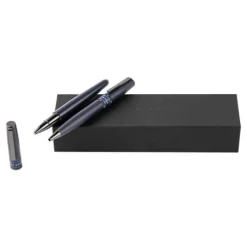 Zestaw upominkowy HUGO BOSS długopis i pióro kulkowe - HSV2124T + HSV2125T / Granatowy HPBR212L