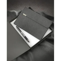 Zestaw upominkowy z notesem Tactical / Czarny 10711100