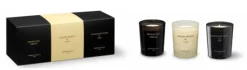 Zestaw 3 świec S Luxury gift BR + BOaL + MC CERERIA MOLLA / Czarny, beż  B3CM-SETS3MJ2